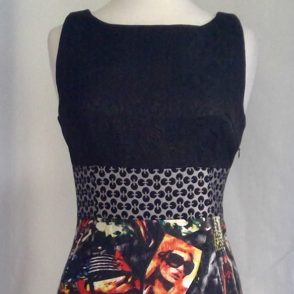 Adore Black Mini Cocktail Dress LBD sz M